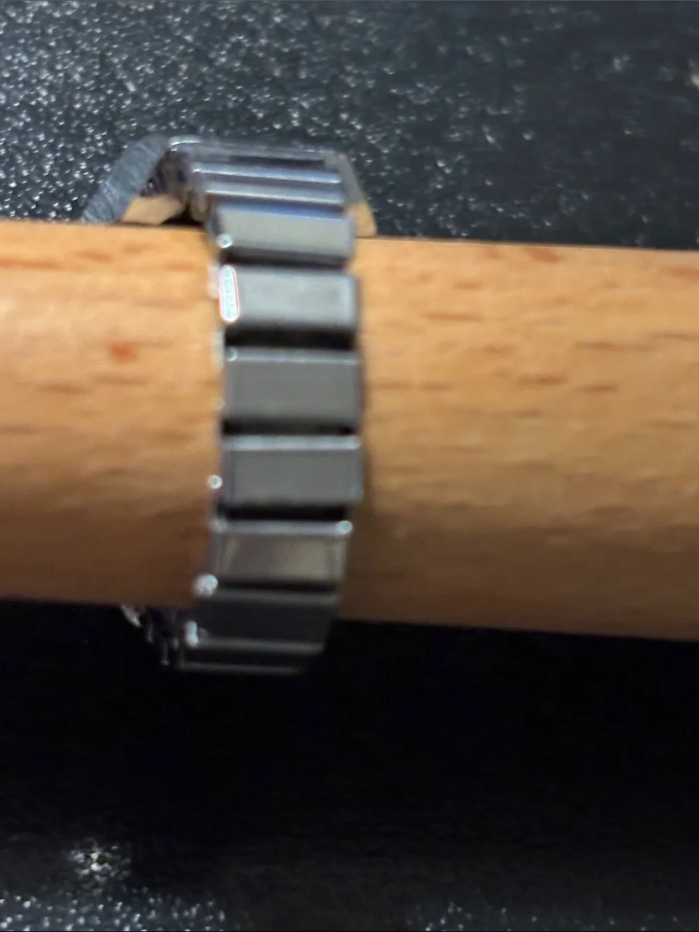 Bozhi Yellow Accent Women's‎ Ring Watch - Silver Tone